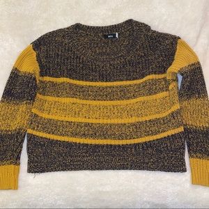 BDG Women’s Stripped Cropped Sweater Size XS